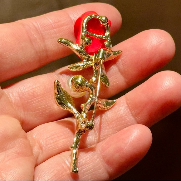 Rose Brooch flower pin rose pin mother's day gift valentine gift - Picture 6 of 9